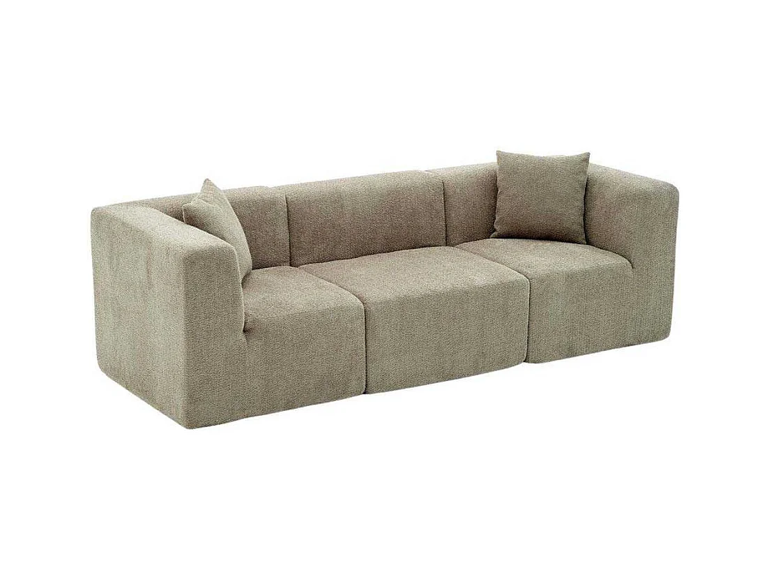 Canapé 3 places en tissu Raks