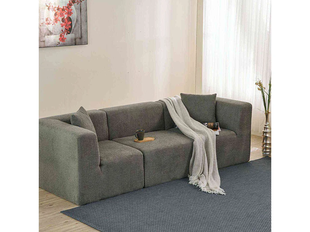 Canapé 3 places en tissu Raks