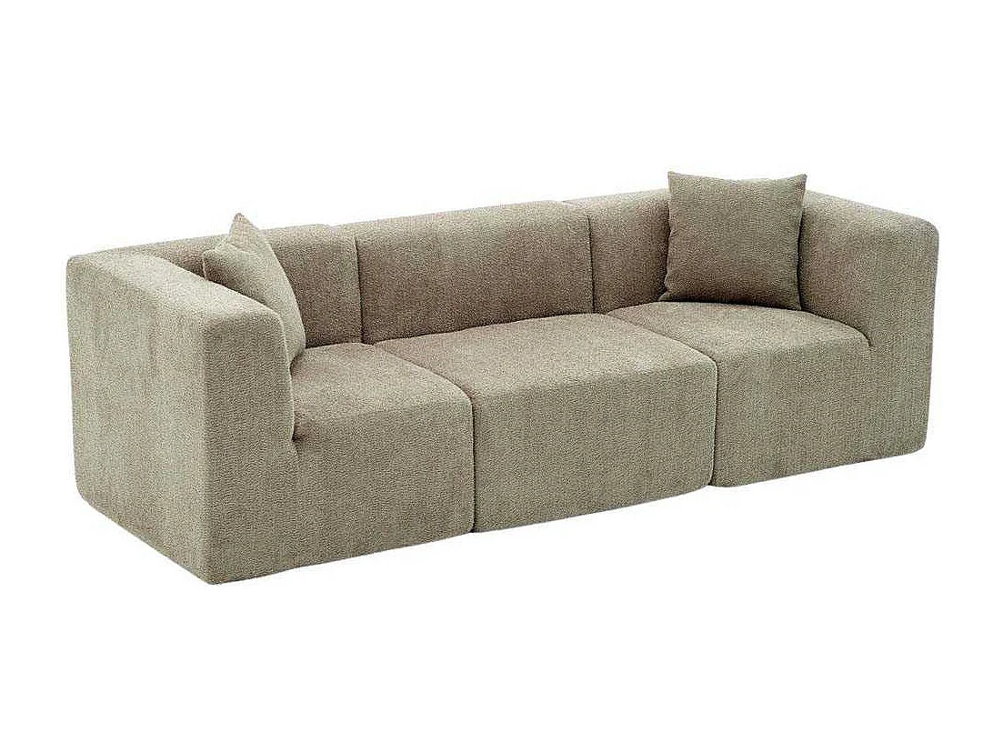 Canapé 3 places en tissu Raks