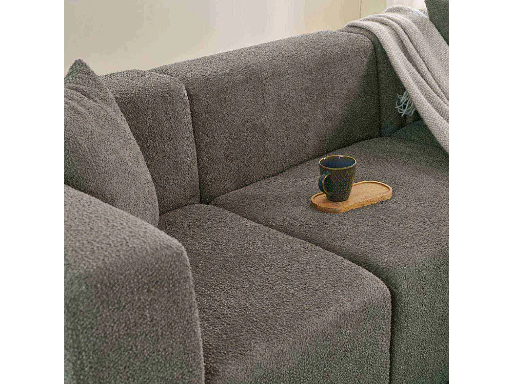 Canapé 3 places en tissu Raks