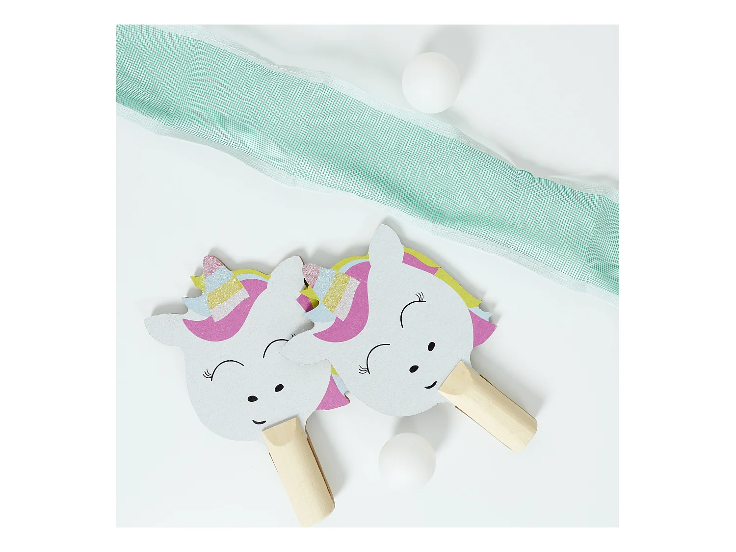 Jeu de Ping Pong Fantaisie Licorne M8 en Bois