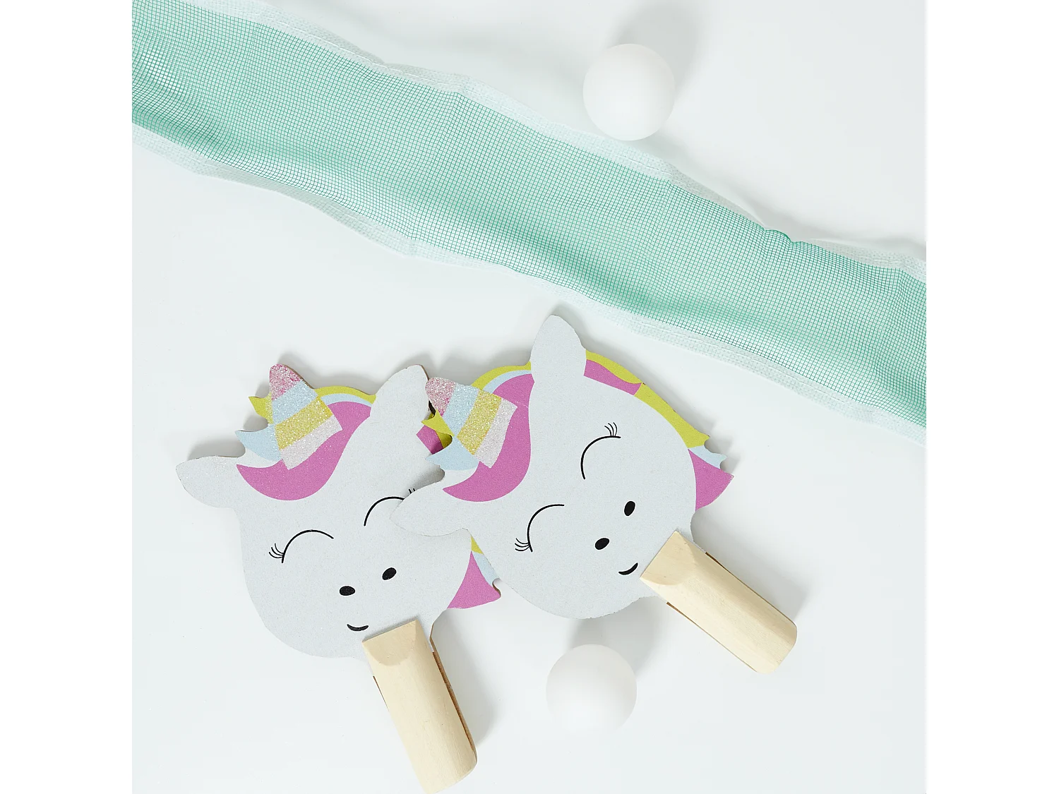 Jeu de Ping Pong Fantaisie Licorne M8 en Bois