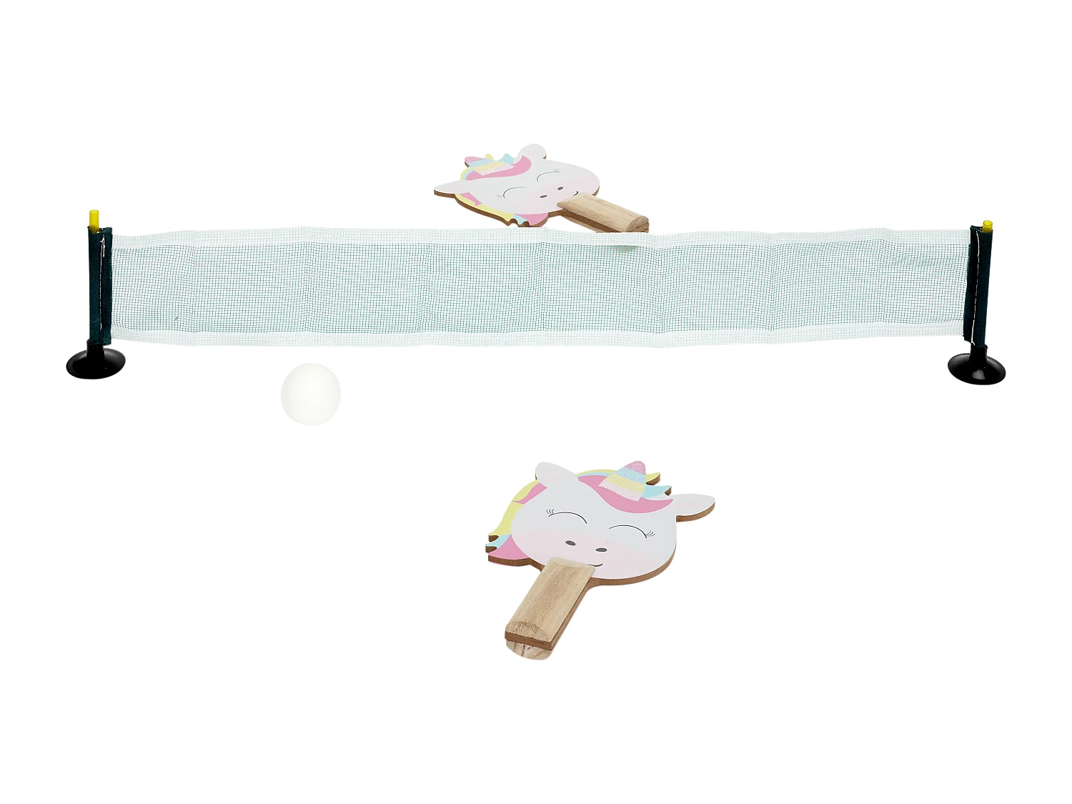 Jeu de Ping Pong Fantaisie Licorne M8 en Bois