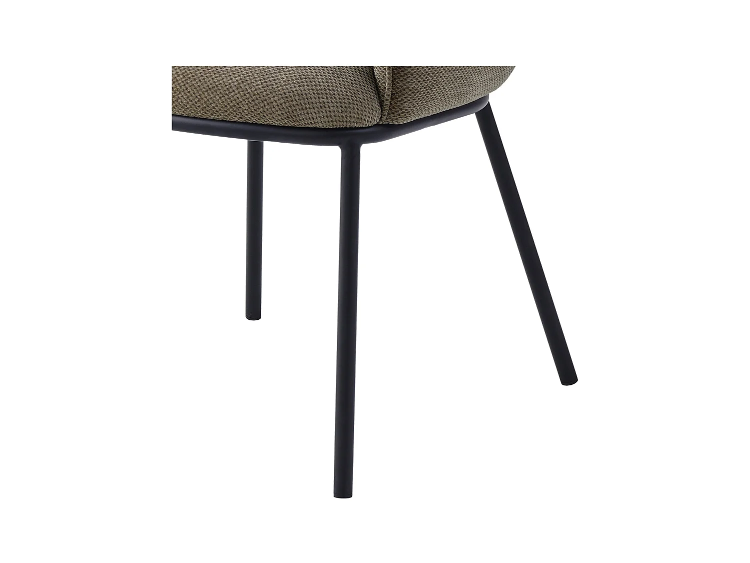 ALVIN-Poltrona da tavolo in tessuto Luxury marronne