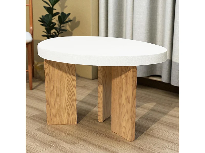 MESA DM DE 3 PÉS COM TAMPO BRANCO Dê um toque diferente à sua casa