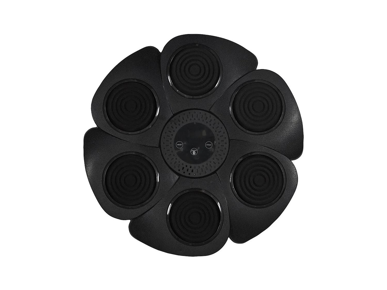 Machine de boxe murale avec enceinte intégrée et une paire de gants et 4 bandes auto-agrippantes