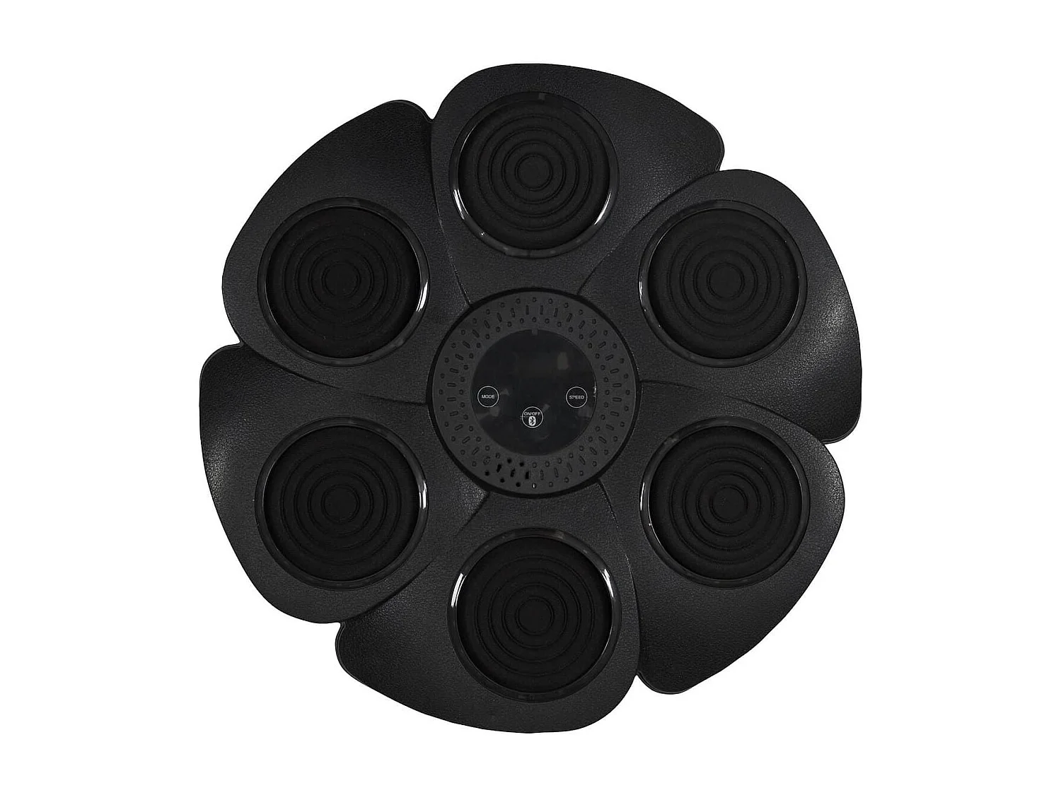 Machine de boxe murale avec enceinte intégrée et une paire de gants et 4 bandes auto-agrippantes