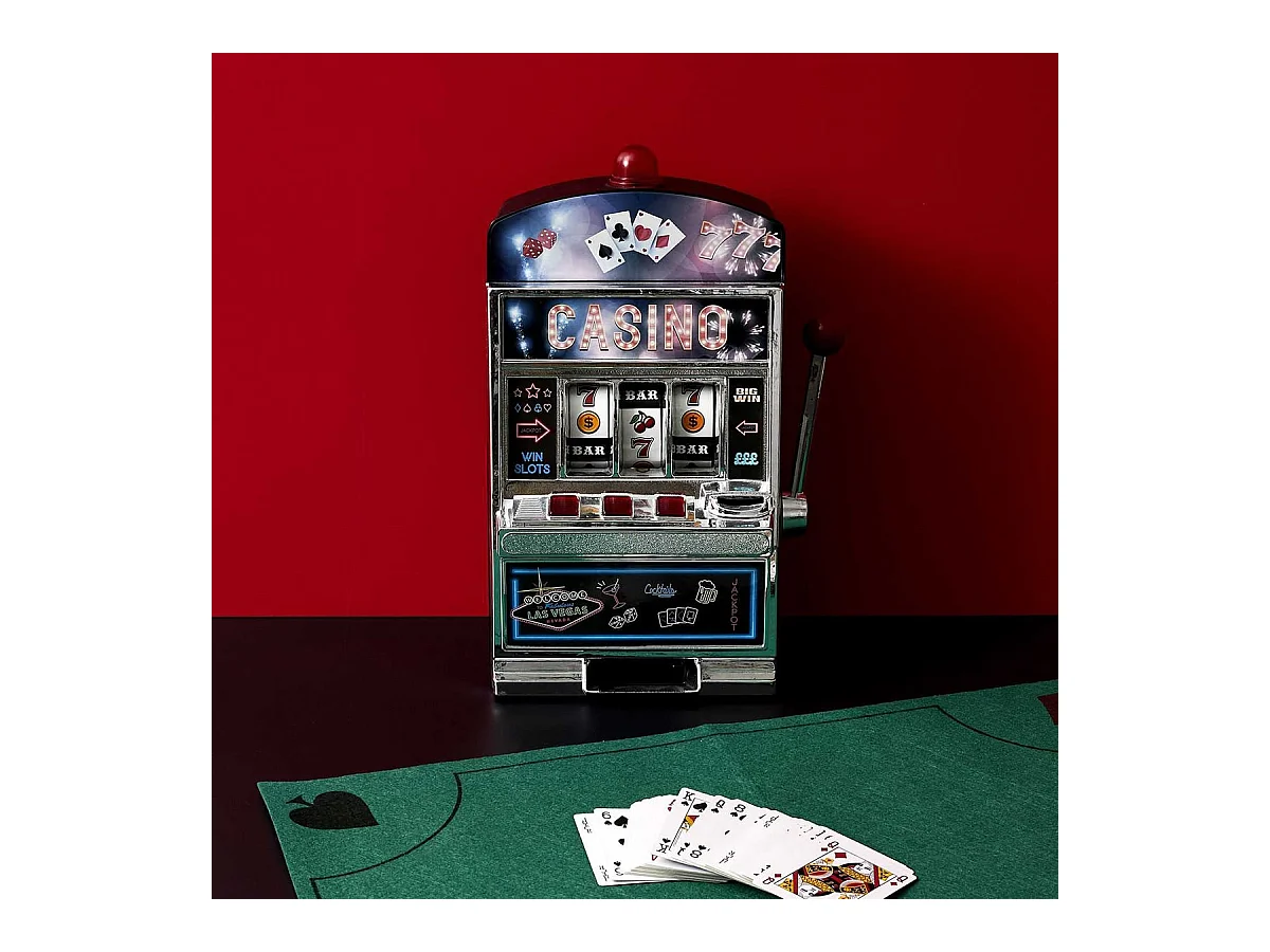 Tirelire Jeu Machine à Sous Lumineuse - VEGAS