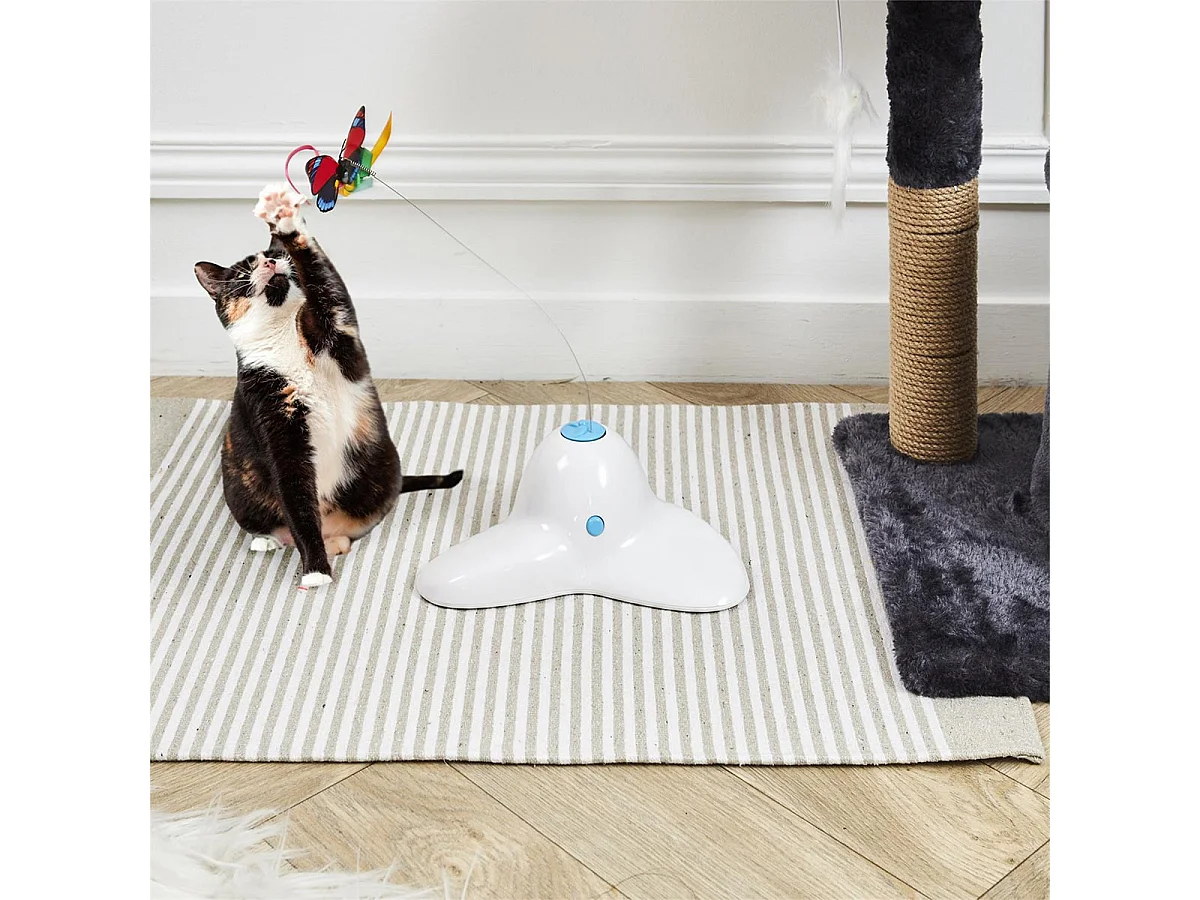 Jeu Intéractif Papillon pour Chat + 2 Rechanges - MIREY