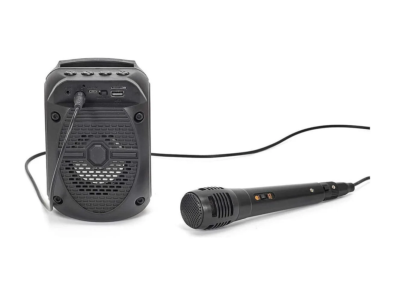 Enceinte Karaoké Sans Fil Lumineuse avec Micro - LYRICS