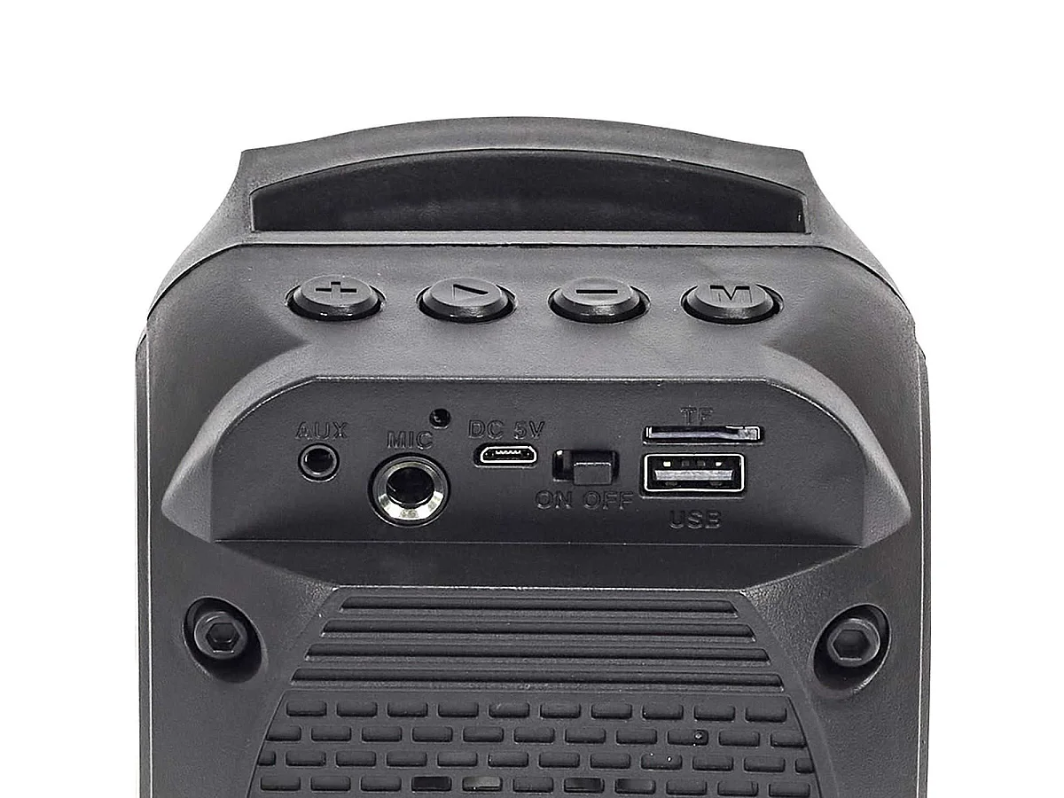 Enceinte Karaoké Sans Fil Lumineuse avec Micro - LYRICS