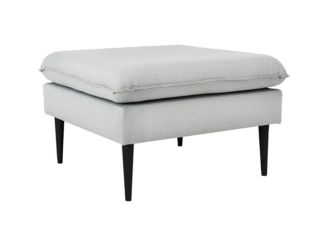 Pouf 0,7x0,7x0,45 m Schwarz Posh