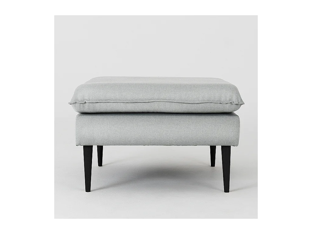 Pouf 0,7x0,7x0,45 m Schwarz Posh