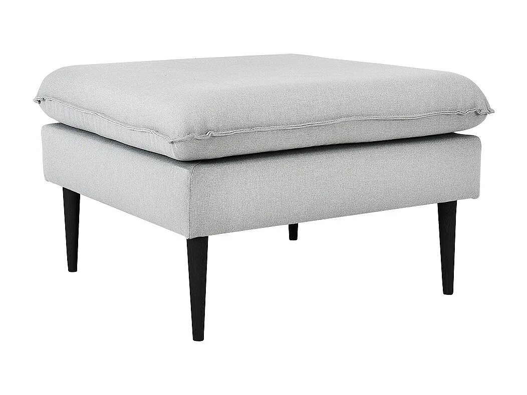 Pouf 0,7x0,7x0,45 m Noir Posh