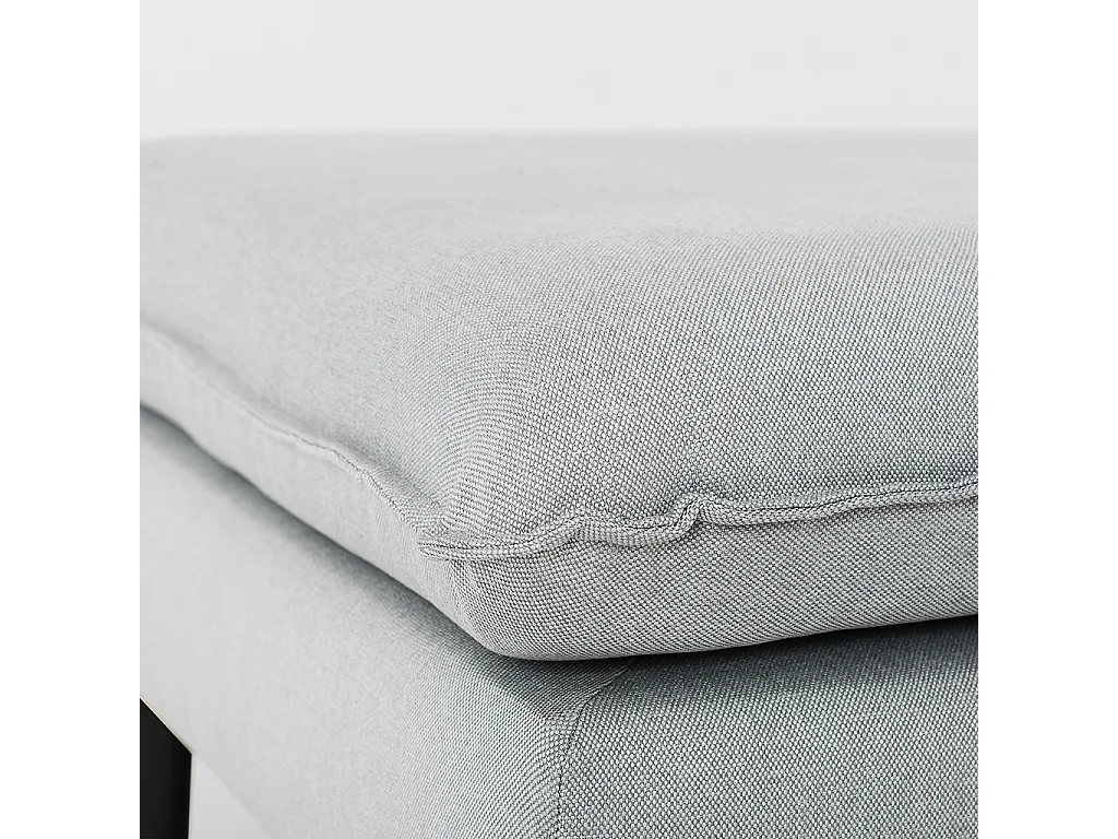 Pouf 0,7x0,7x0,45 m Noir Posh