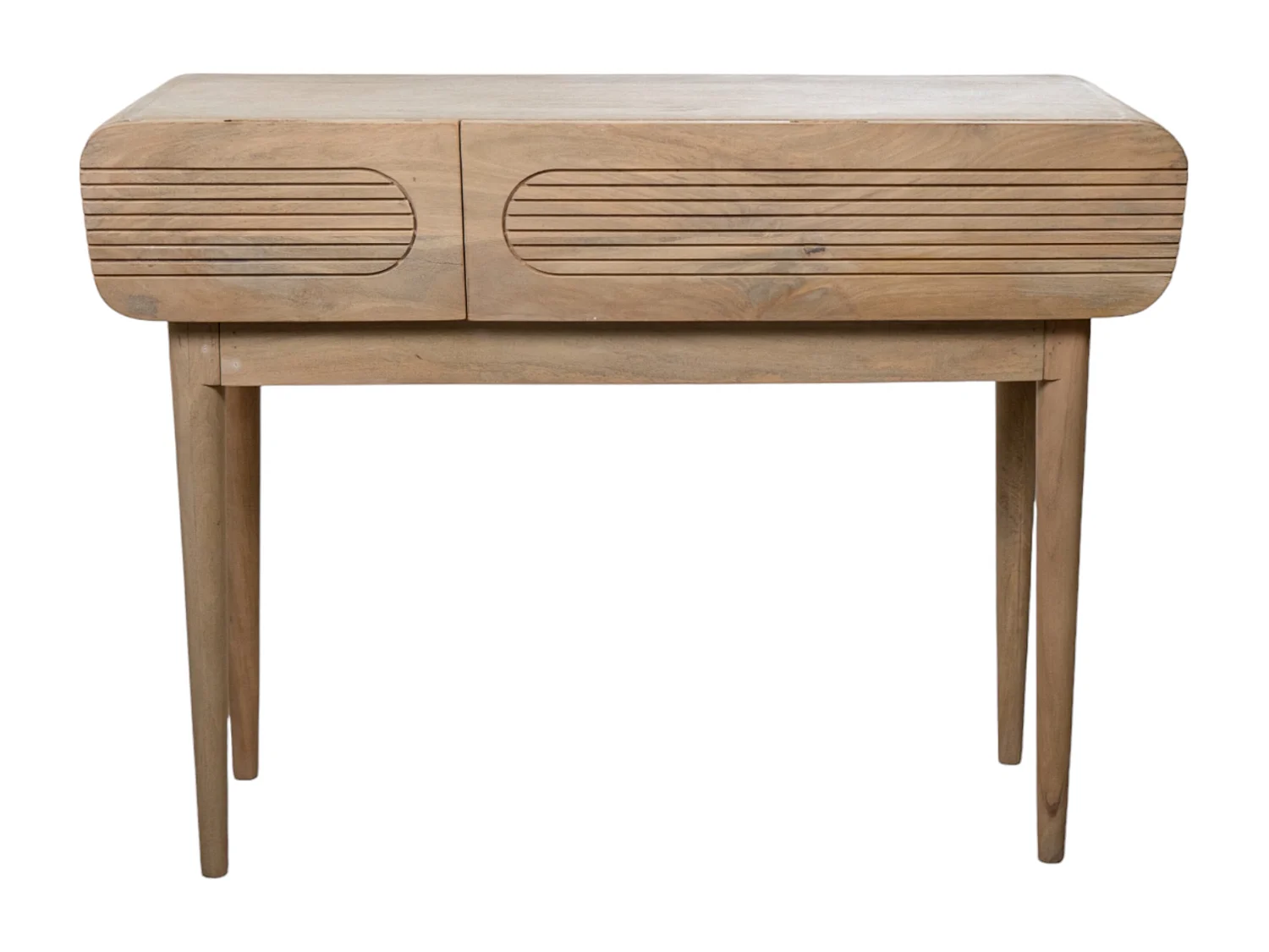 Console com 2 xícaras. Madeira de mangueira. Dê um toque único à sua casa.