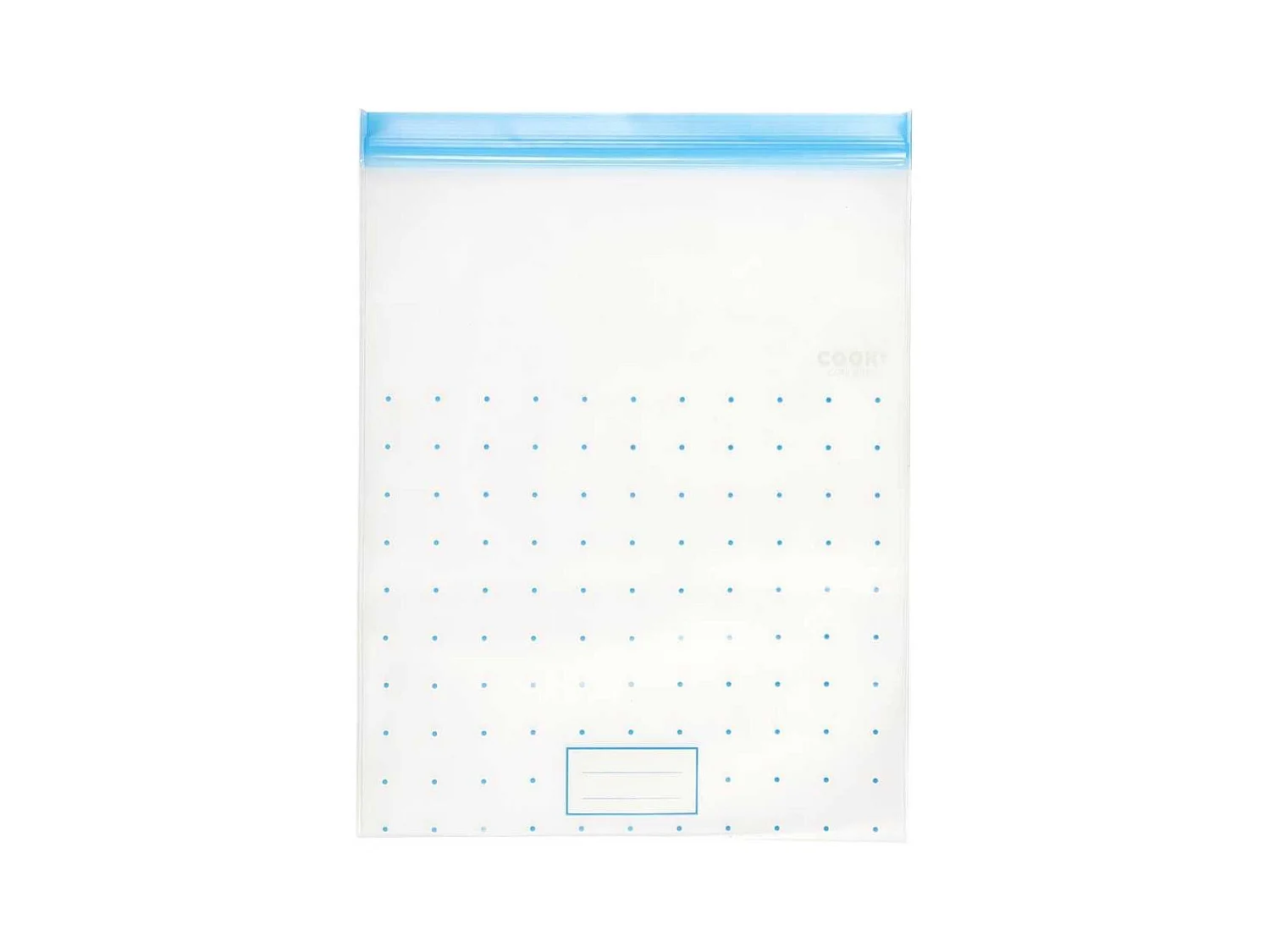 Lot de 3 sachets transparents réutilisables de congélation fermeture à zip