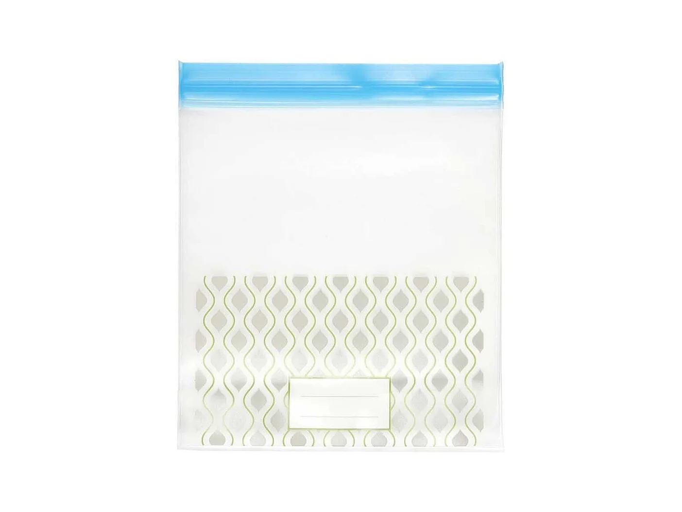 Lot de 3 sachets transparents réutilisables de congélation fermeture à zip