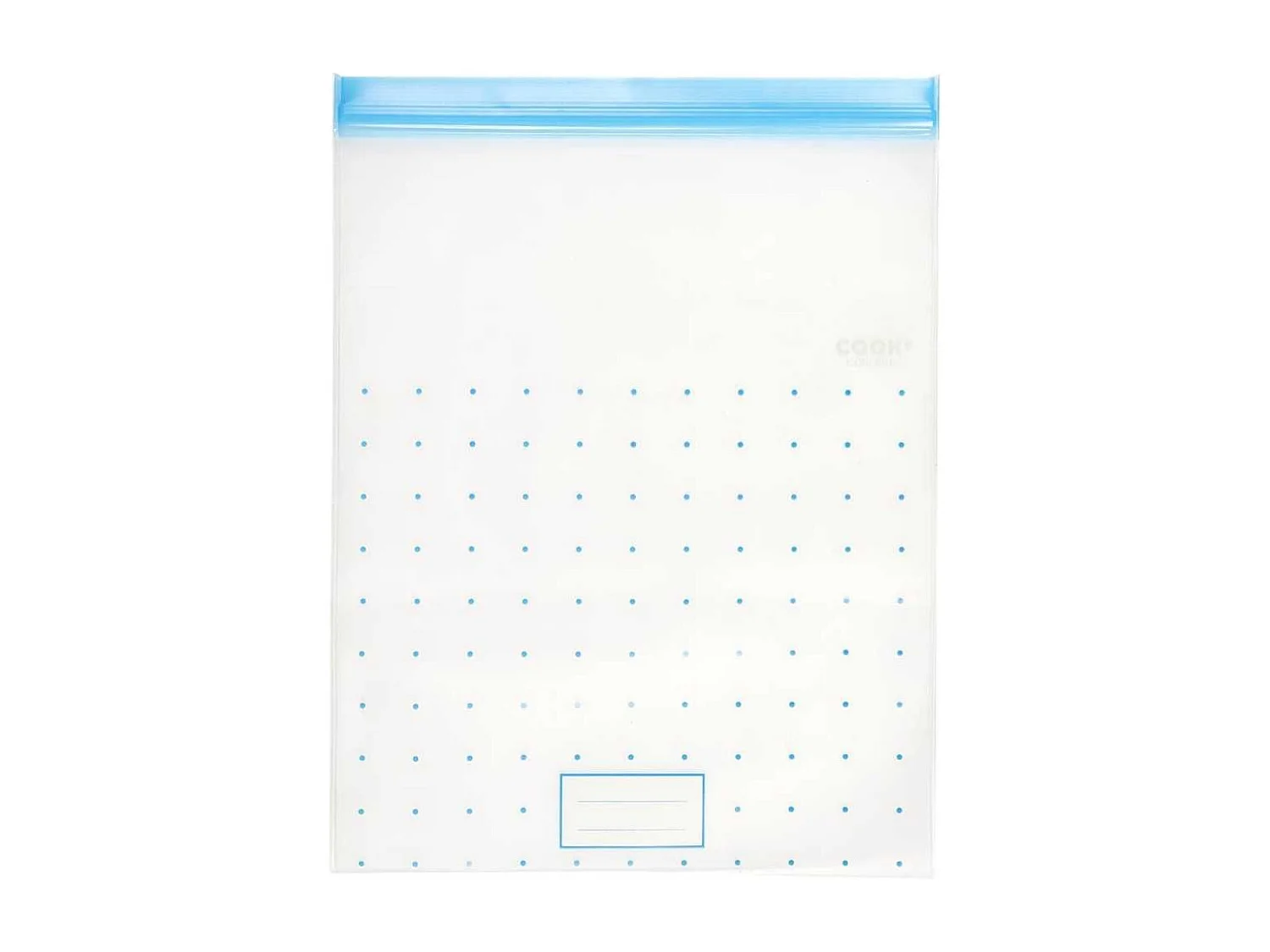 Lot de 3 sachets transparents réutilisables de congélation fermeture à zip