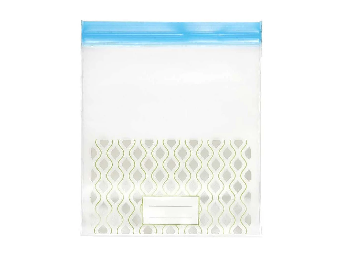 Lot de 3 sachets transparents réutilisables de congélation fermeture à zip