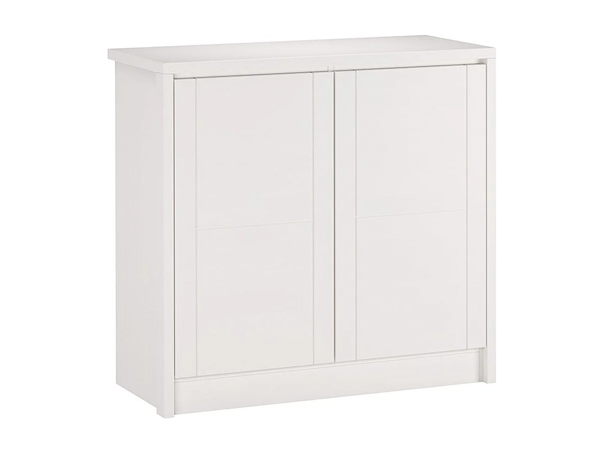 Commode 104,6x45,7x99 cm hêtre blanc timo 2t