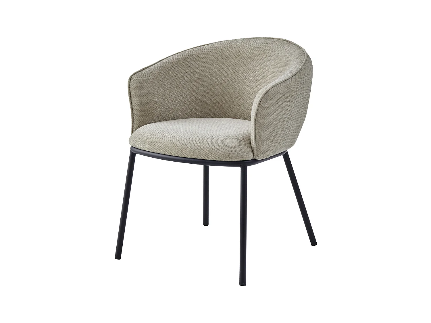 ALVIN-Poltrona da tavolo in tessuto Luxury beige