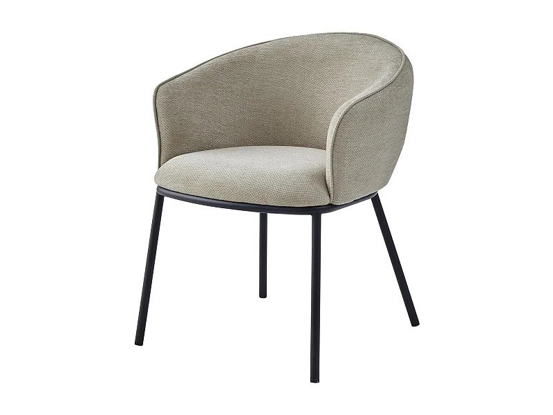 ALVIN-Poltrona da tavolo in tessuto Luxury beige