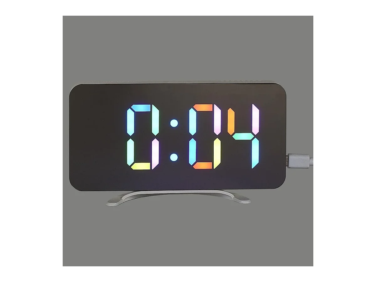 Réveil LED Miroir RGB 2 en 1 - YALOR