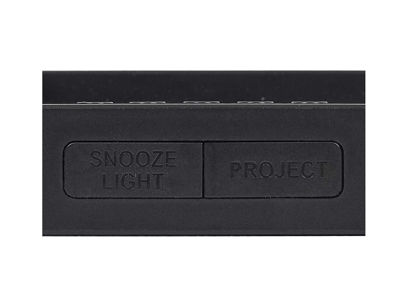 Réveil numérique avec projection de l'heure