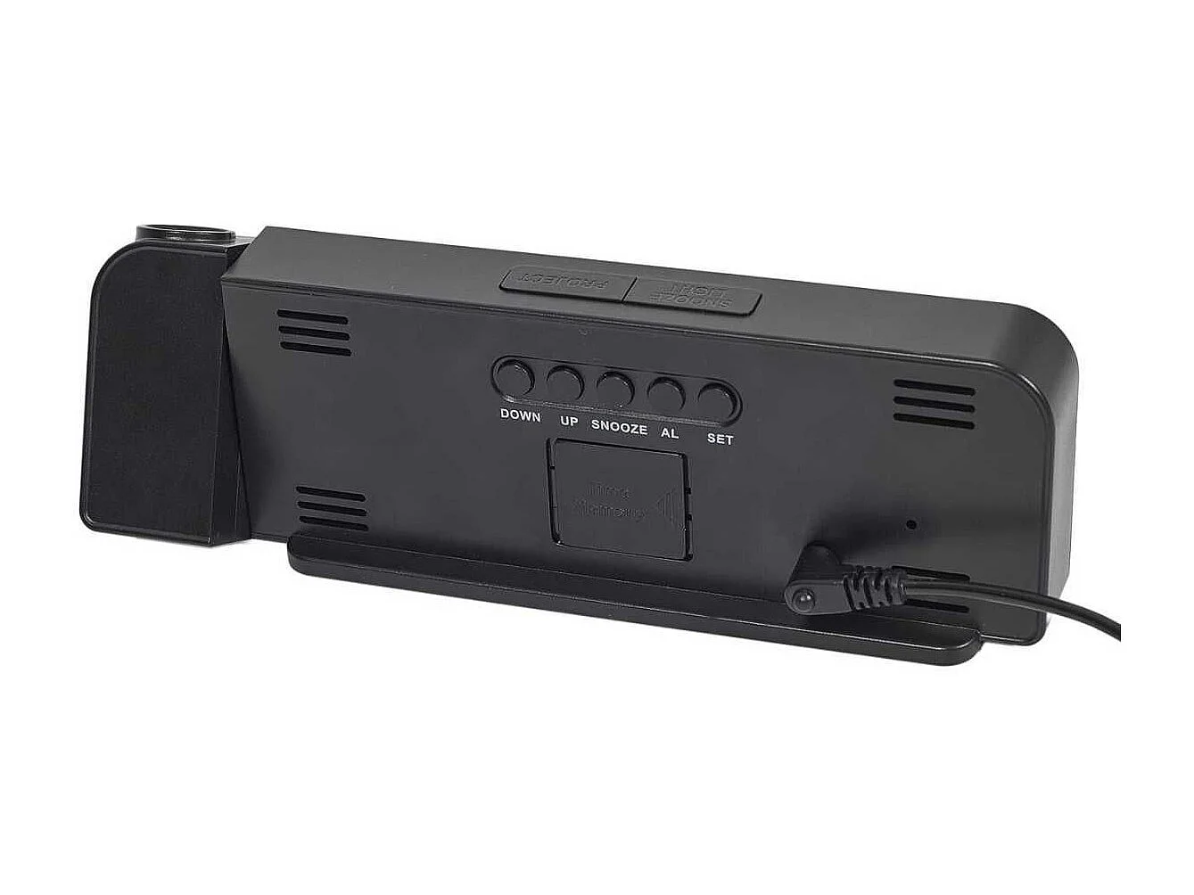 Réveil numérique avec projection de l'heure