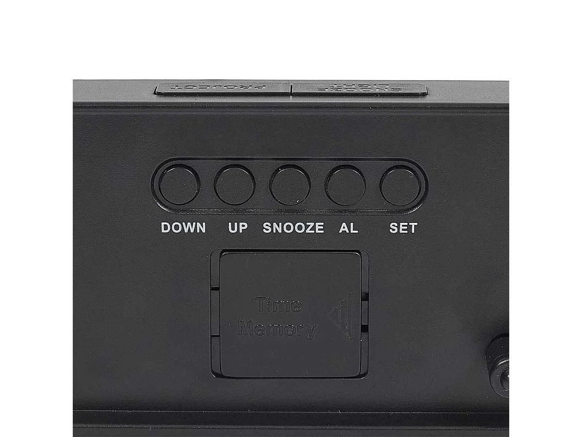 Réveil numérique avec projection de l'heure