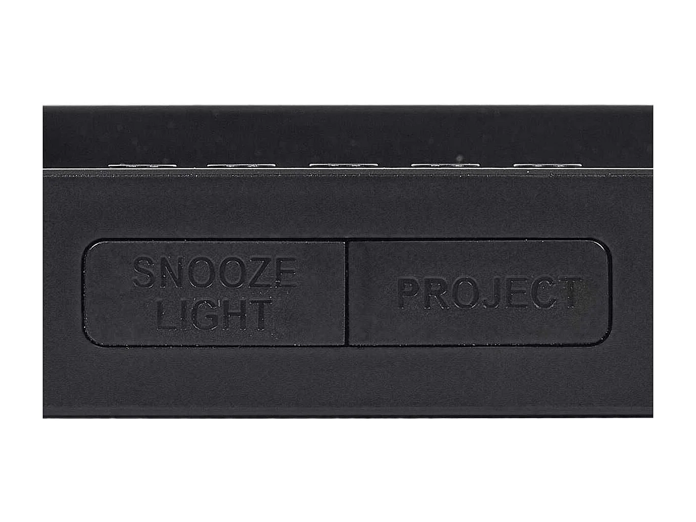 Réveil numérique avec projection de l'heure