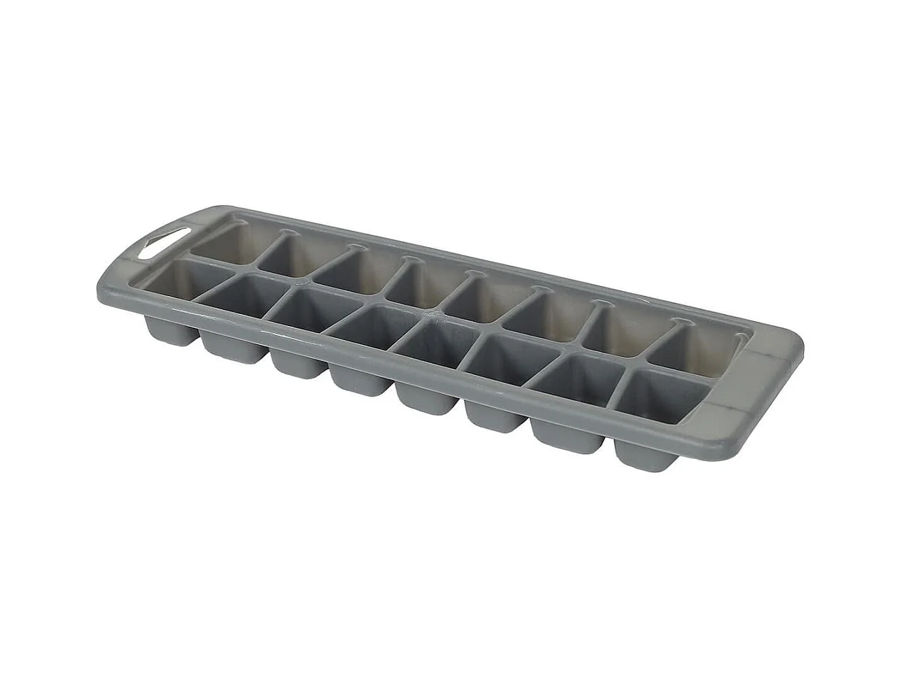 Set de 2 Moules gris à glaçons cubes capacité 16 glaçons en polypropylène