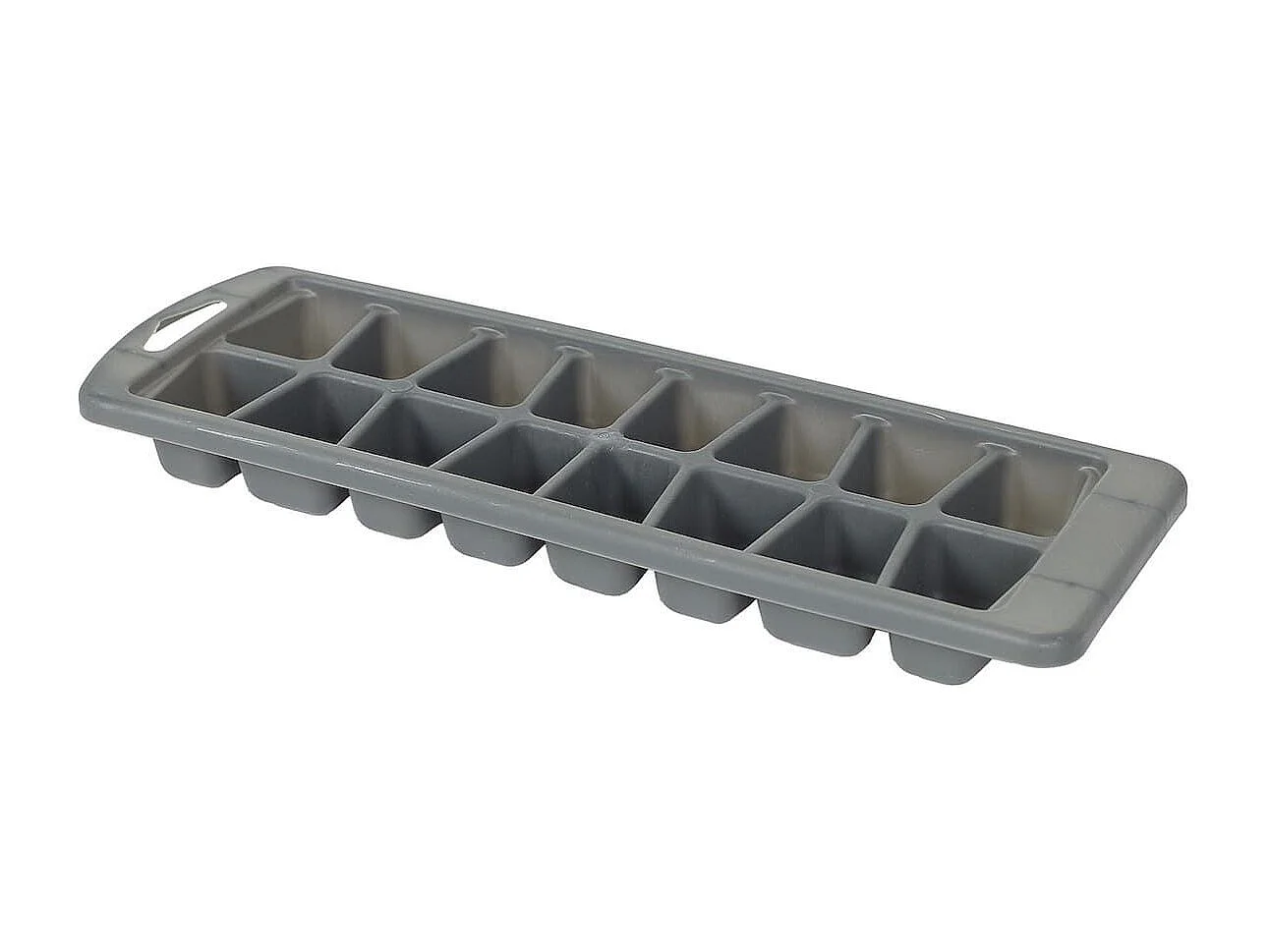 Set de 2 Moules gris à glaçons cubes capacité 16 glaçons en polypropylène