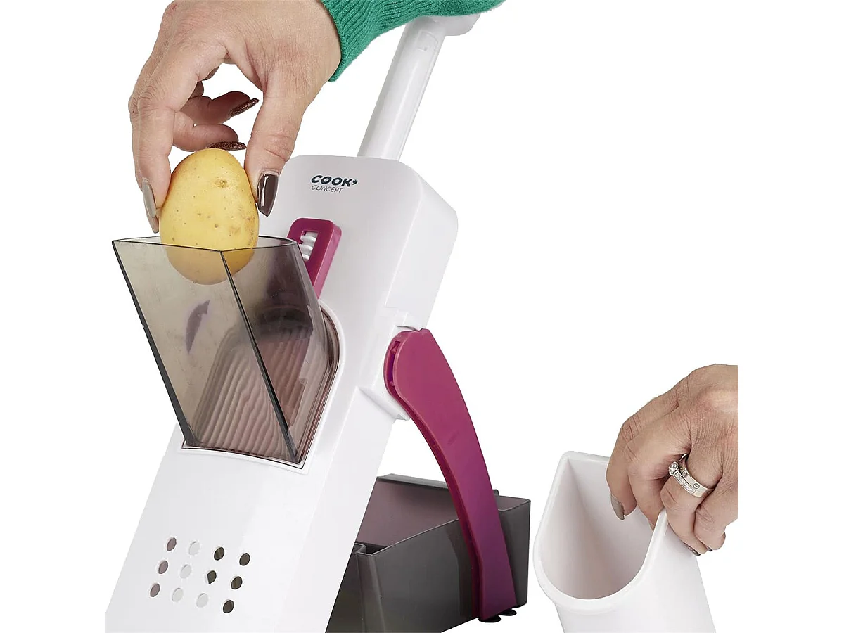 Mandoline 4 en 1 avec Pied Rétractable - SIESHU