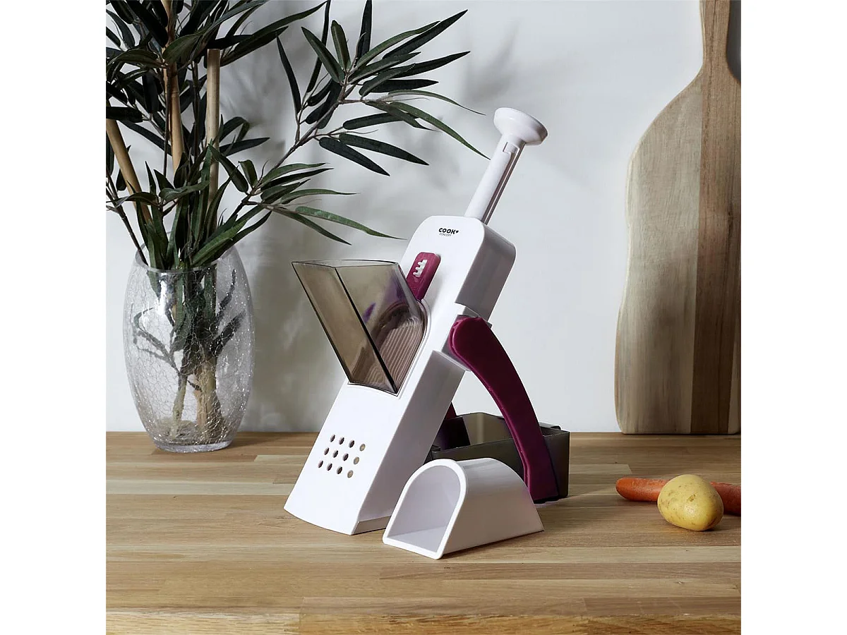 Mandoline 4 en 1 avec Pied Rétractable - SIESHU