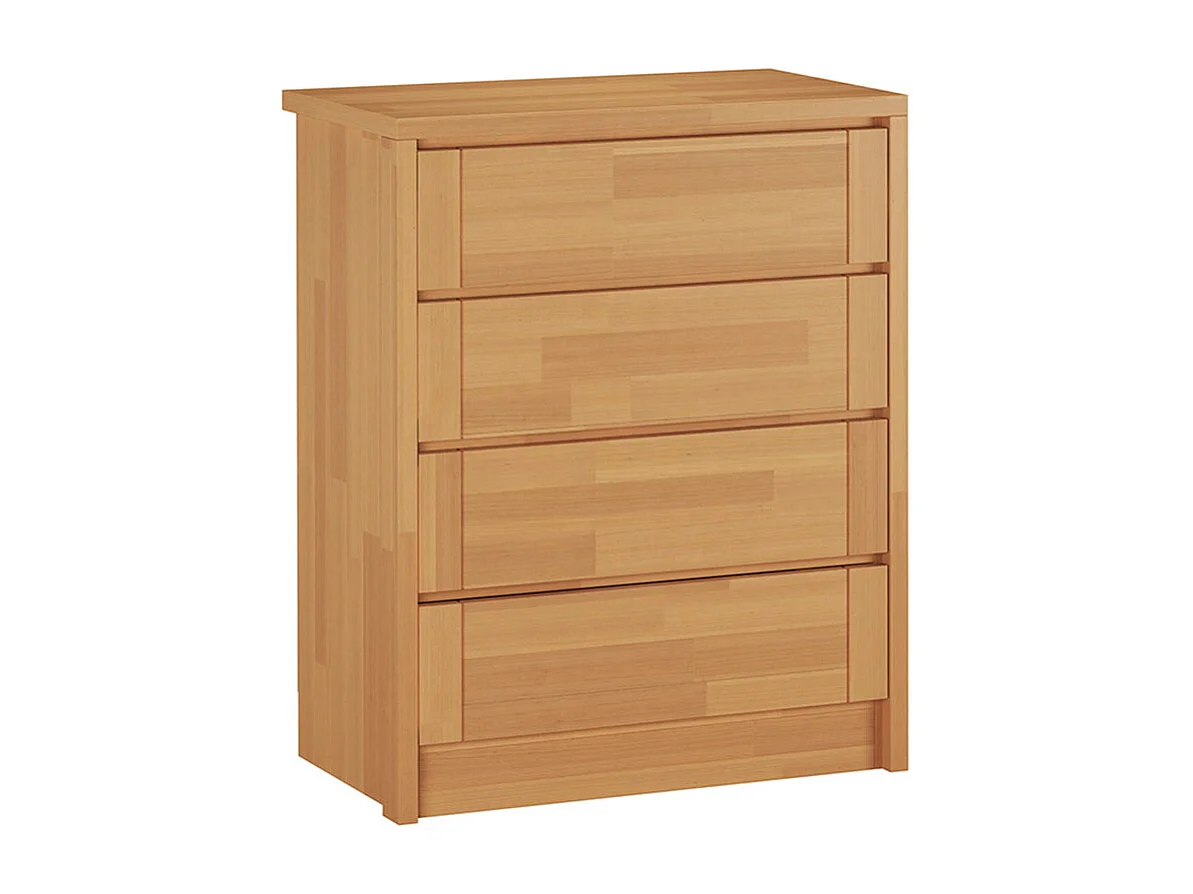 Commode 80x45x99 cm hêtre Timo 4S80
