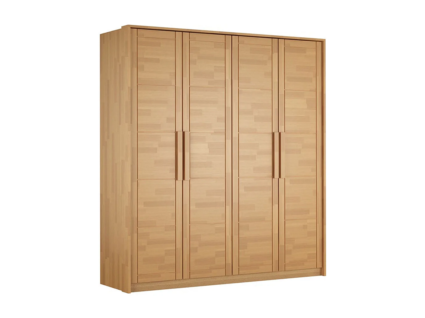 Armoire 2,03x0,65x2,2 m Hêtre Timo 4T BL