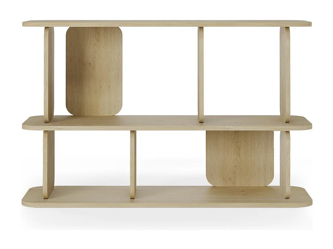 Étagère 76x120x40 cm bois naturel sala