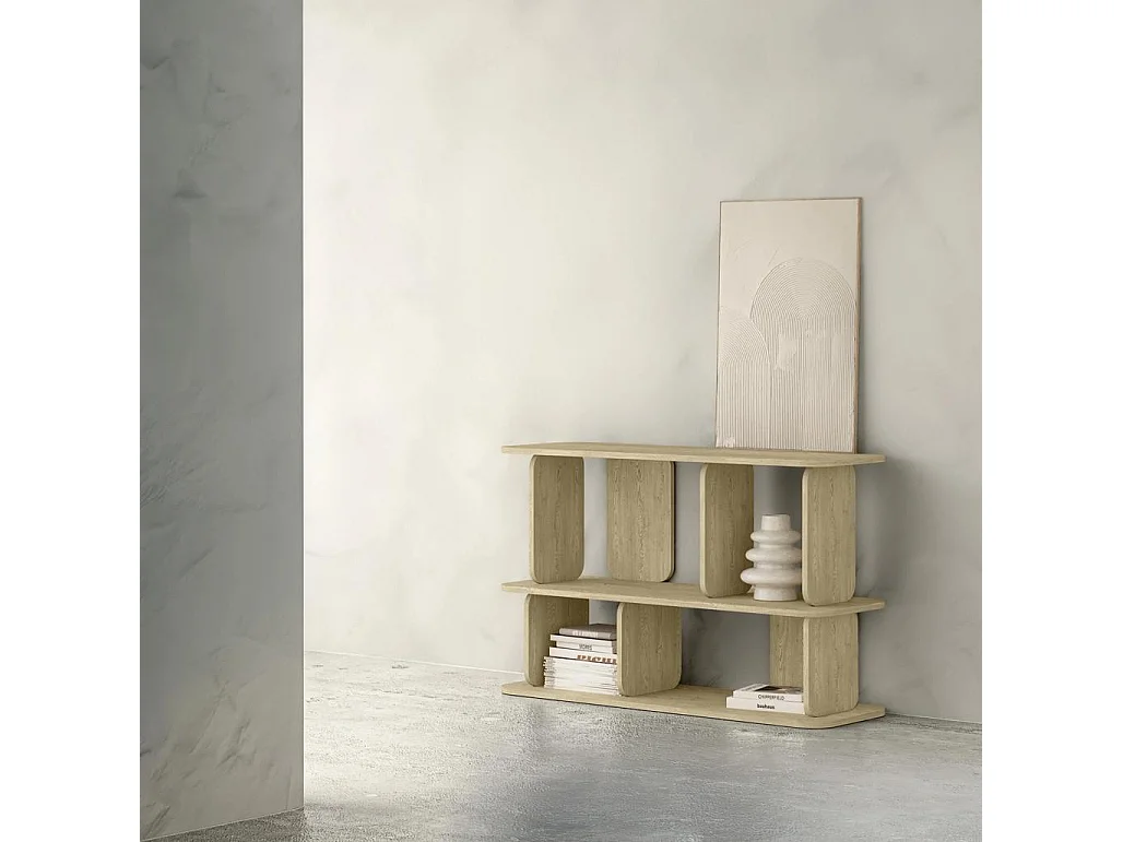 Étagère 76x120x40 cm bois naturel sala