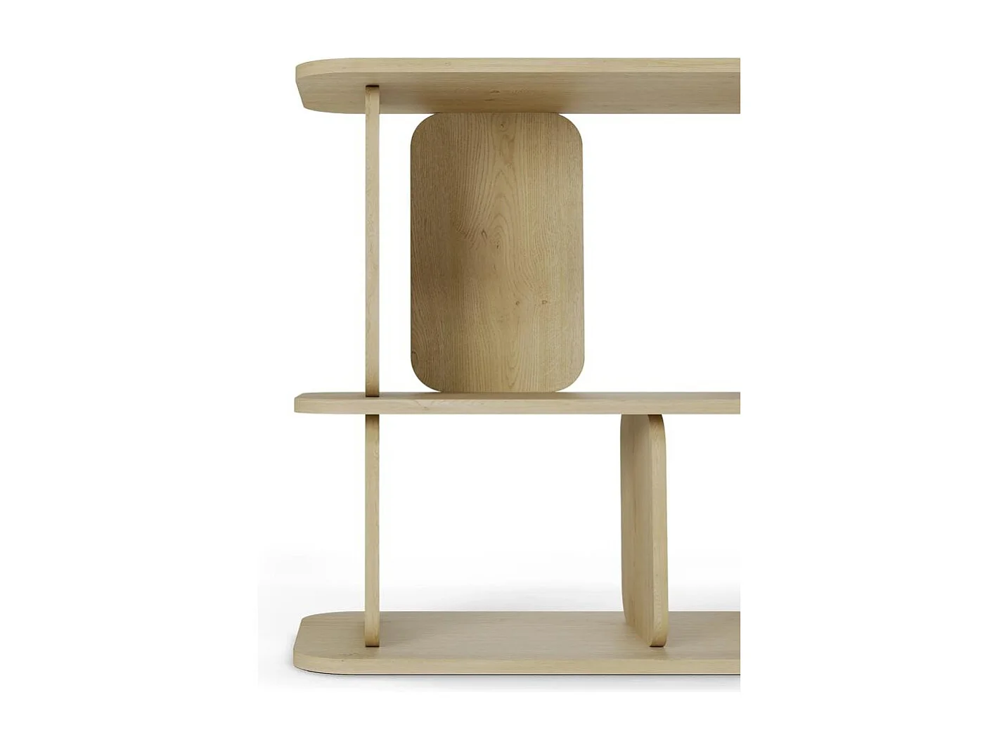 Étagère 76x120x40 cm bois naturel sala