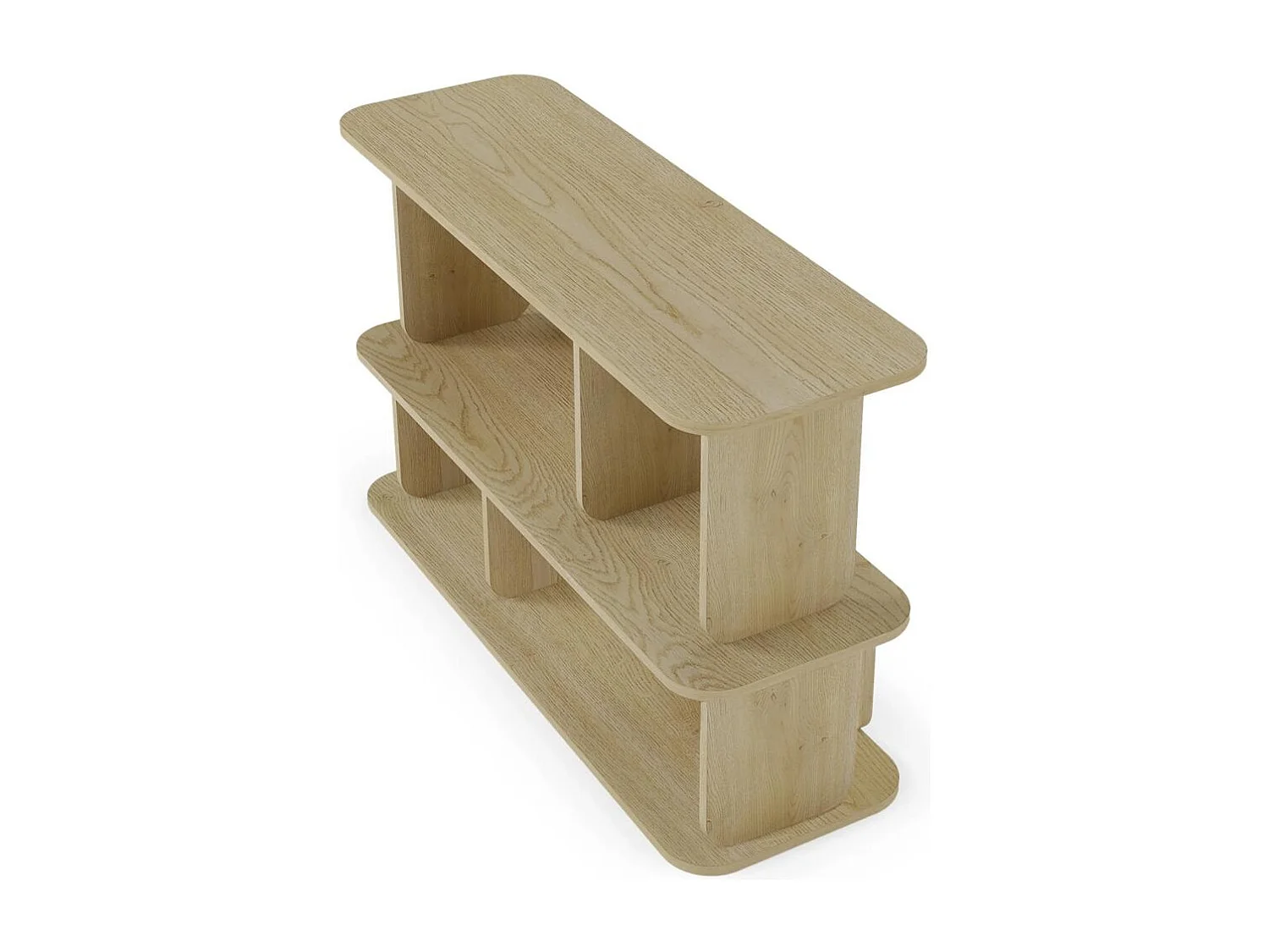 Étagère 76x120x40 cm bois naturel sala