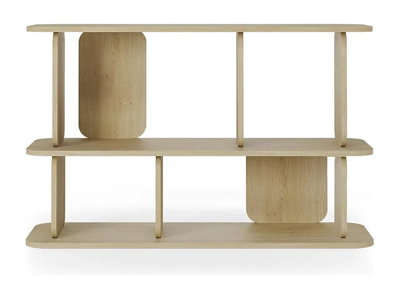 Étagère 76x120x40 cm bois naturel sala