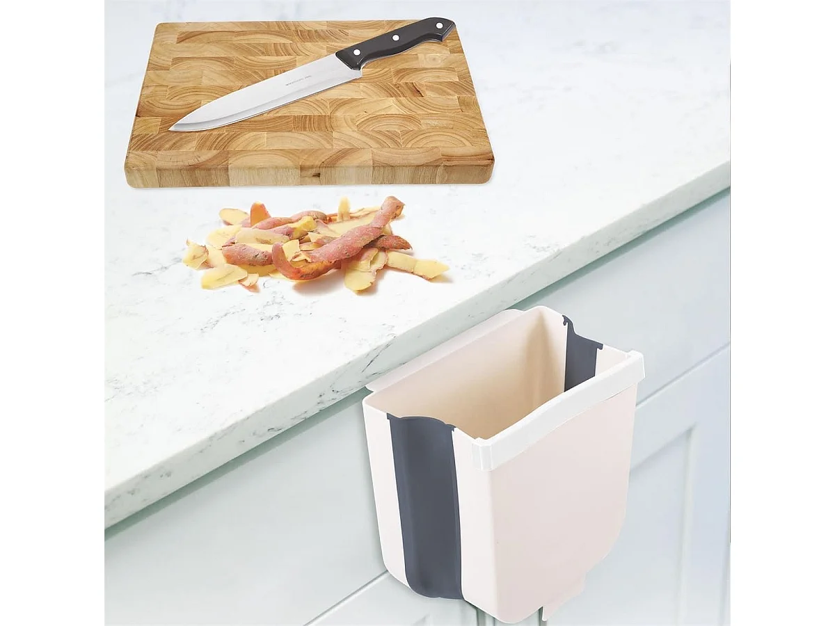 Poubelle d'appoint 4 litres rétractable à suspendre