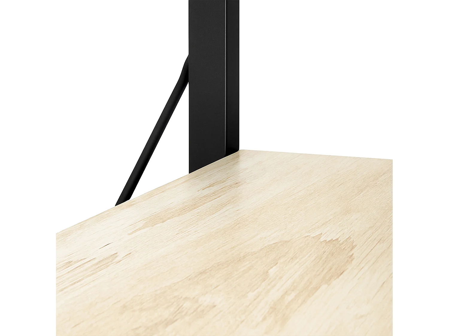 Ganbaru - Librería estantería 6 niveles 80x30xH180 cm estilo industrial bleach