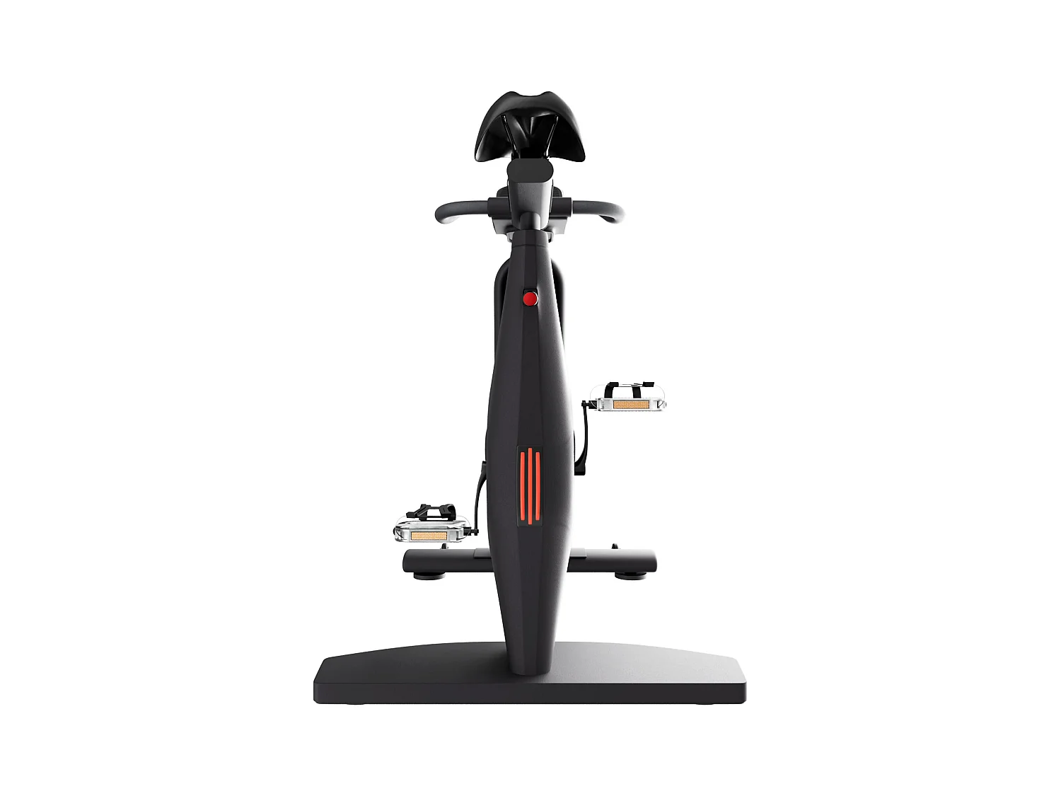 Aliena 2400 - Spin Bike Cyclette da Corsa con Volano 24 Kg Resistenza Elettrica con Display e Porta Tablet Nera