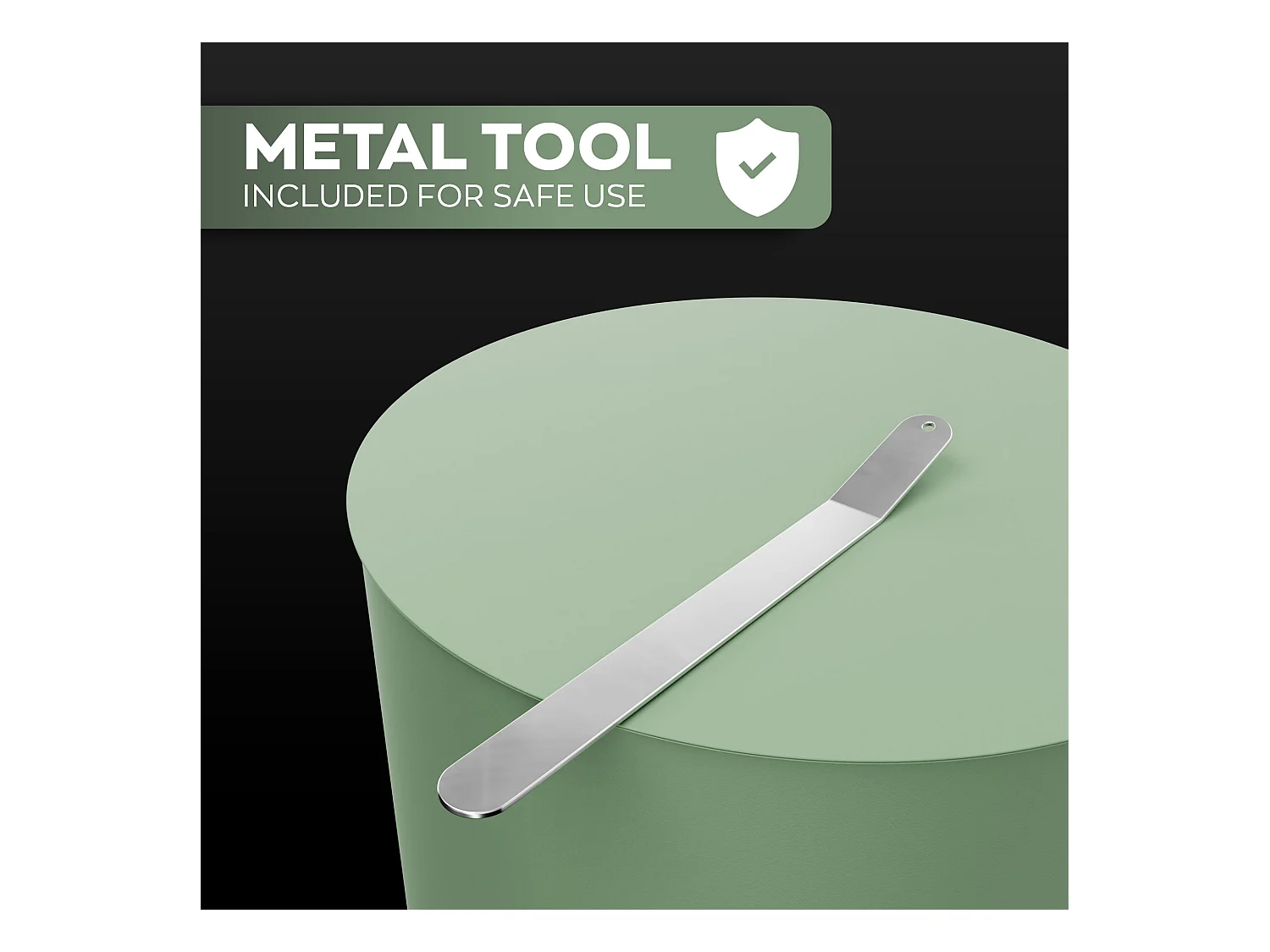 Giulio Cesare - Chimenea de Suelo de Bioetanol Ø40x80 cm de Diseño Interior en Acero Inoxidable Salvia