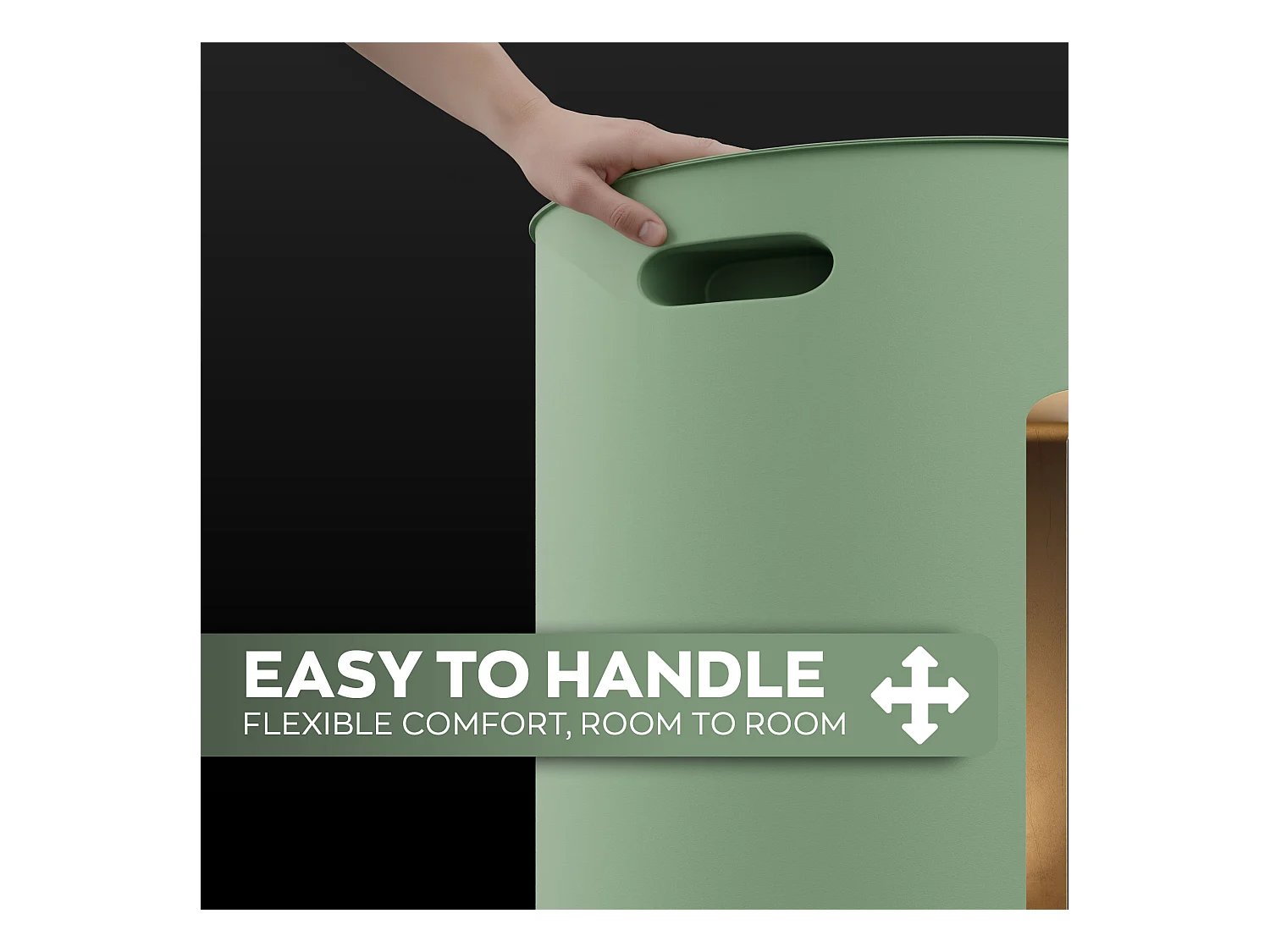 Giulio Cesare - Chimenea de Suelo de Bioetanol Ø40x80 cm de Diseño Interior en Acero Inoxidable Salvia