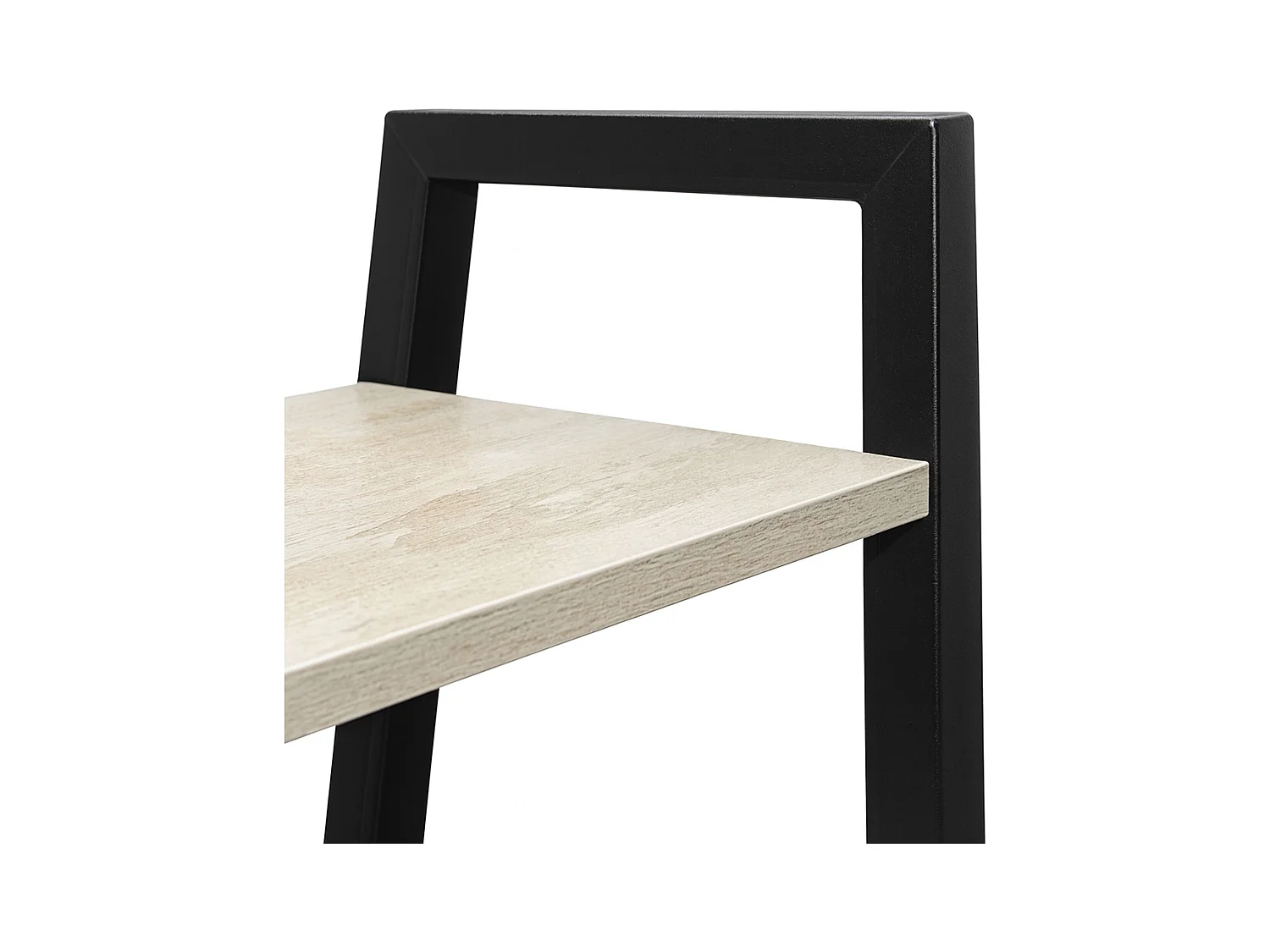 Bimyo - Secretária dobrável com estante economizadora de espaço 50x41xH128 cm estilo industrial bleach