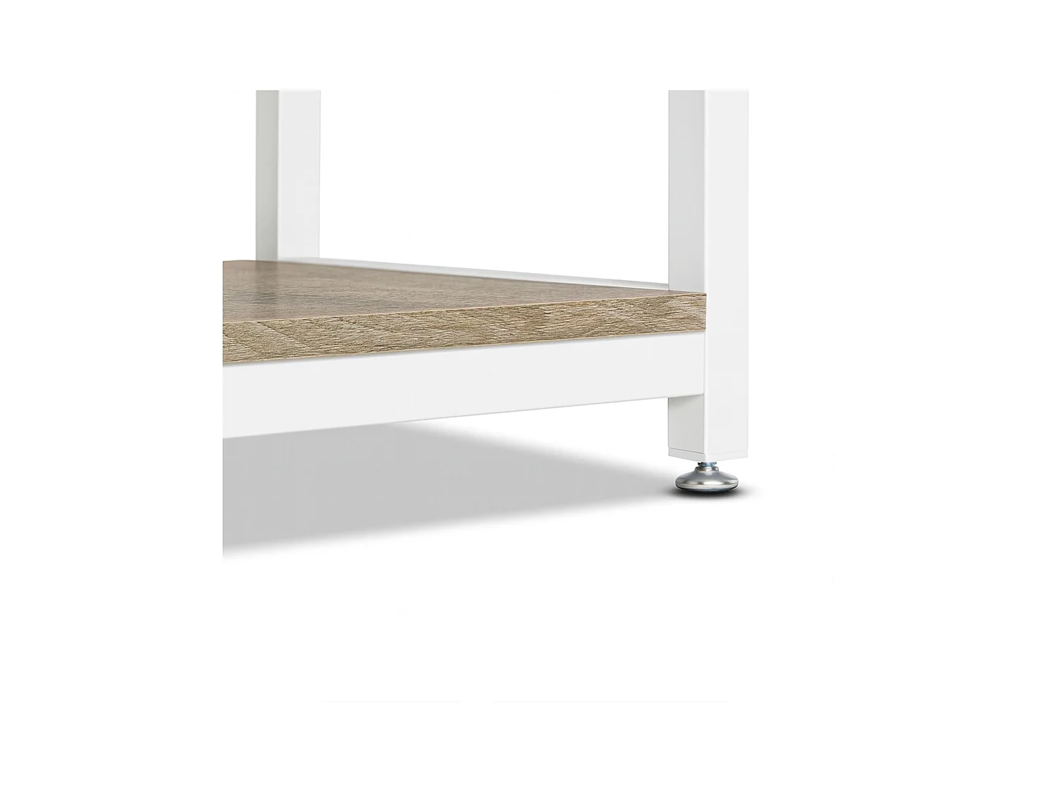 Bimyo - Escritorio plegable con estantería ahorraespacio 50x41xH128 cm estilo industrial oak